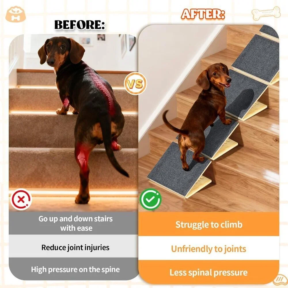 4 Pack Dog Ramps for Stairs